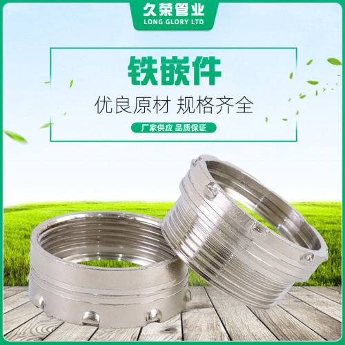 厂家批发高耐磨外牙内牙多规格 PPR铁嵌件 水管接头配件现货批发