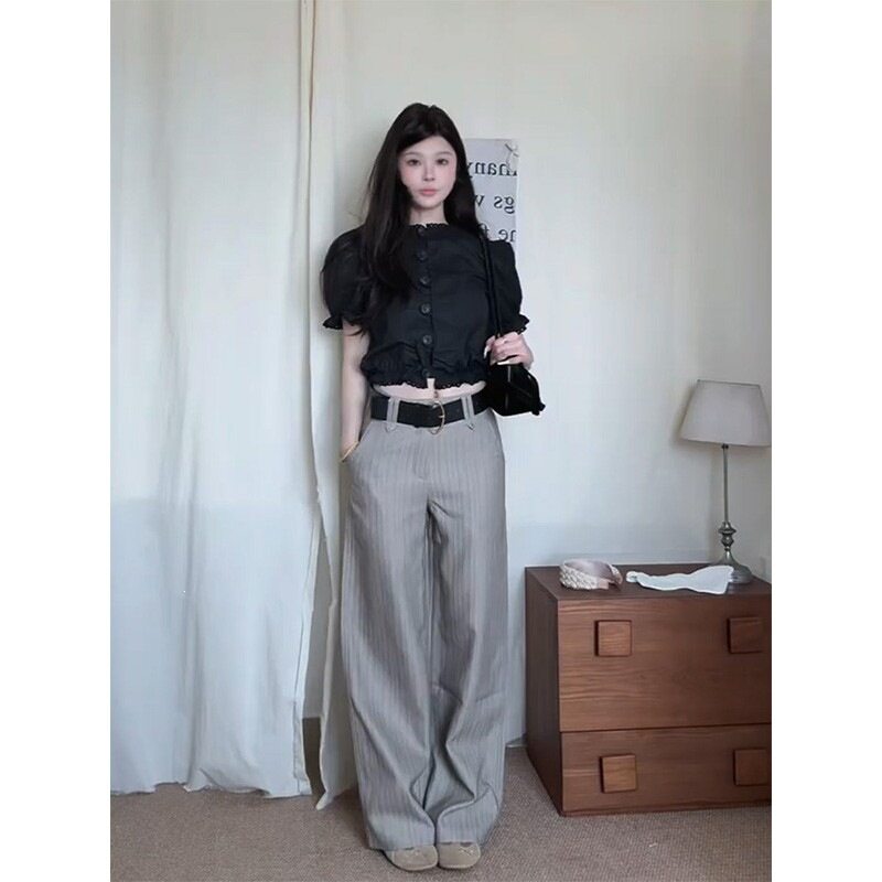 法式轻奢风蕾丝拼接泡泡