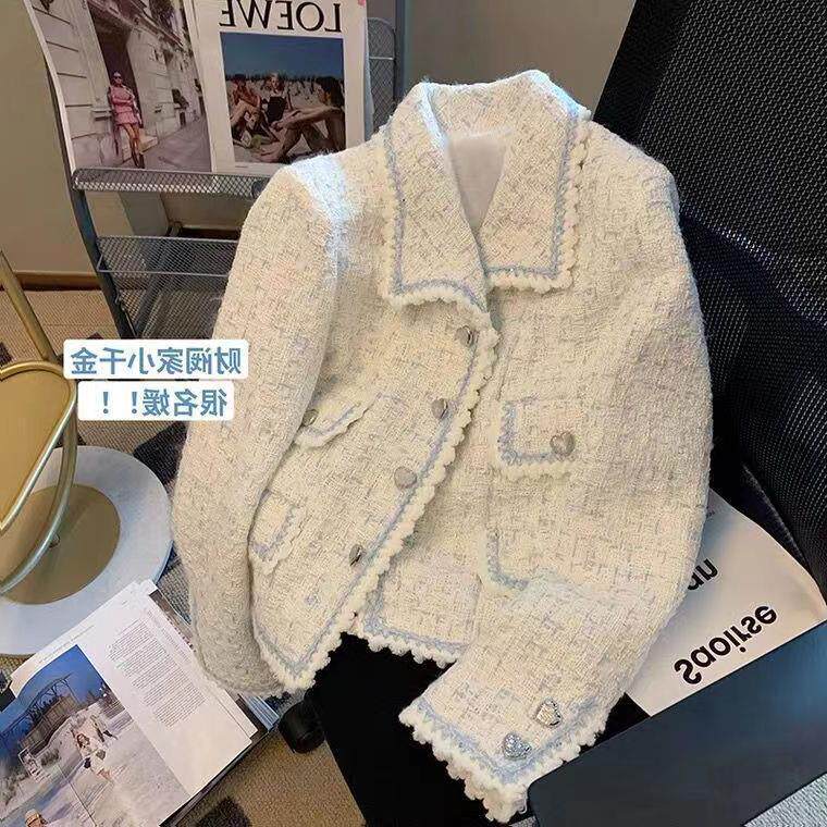 小香风短款外套女秋冬高