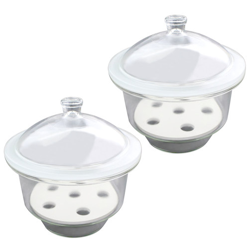 玻璃干燥器400 350 300 240 210 180 150mm 干燥皿包破损 带瓷板