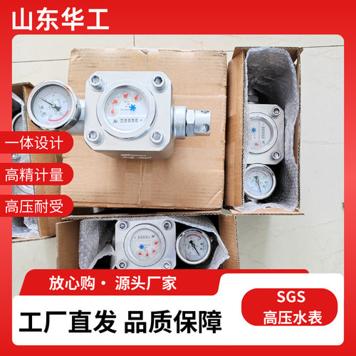 SGS型矿用双功能高压水表 SGZ煤层压力表采煤注水测压流量计