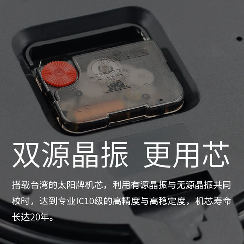 不锈钢简约数字静音时钟客厅卧室挂钟时尚圆形大数字金属钟表挂