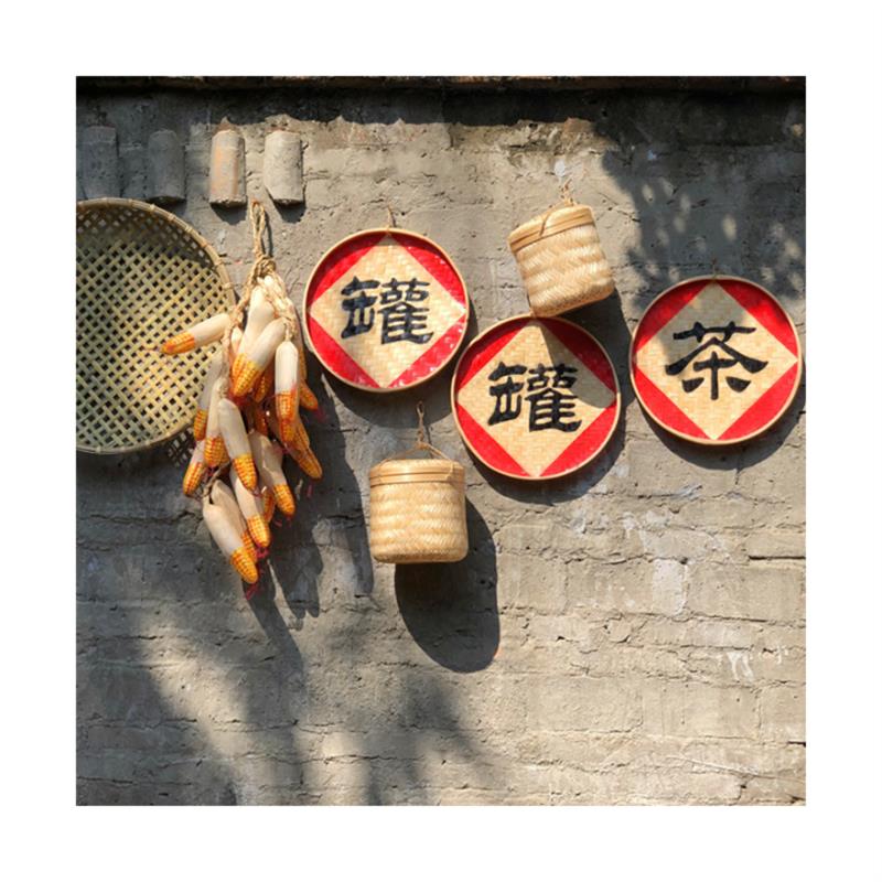 茶馆茶楼墙壁挂件茶叶城复古茶艺茶道茶叶店装饰茶文化背景墙挂饰