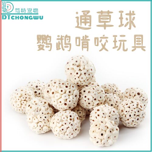 笃特宠物鹦鹉通草球啃咬玩耍发泄解闷天然鸟玩具虎皮牡丹玄凤小太