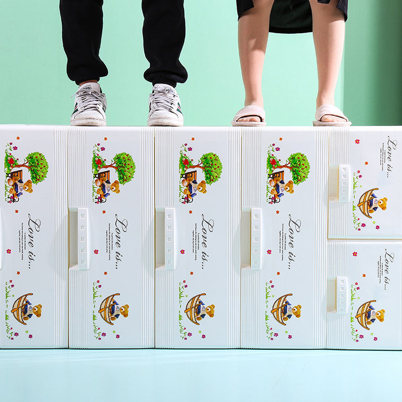 特大号简易儿童衣柜小孩宝宝塑料衣橱抽屉式家用婴儿卧室收纳柜子