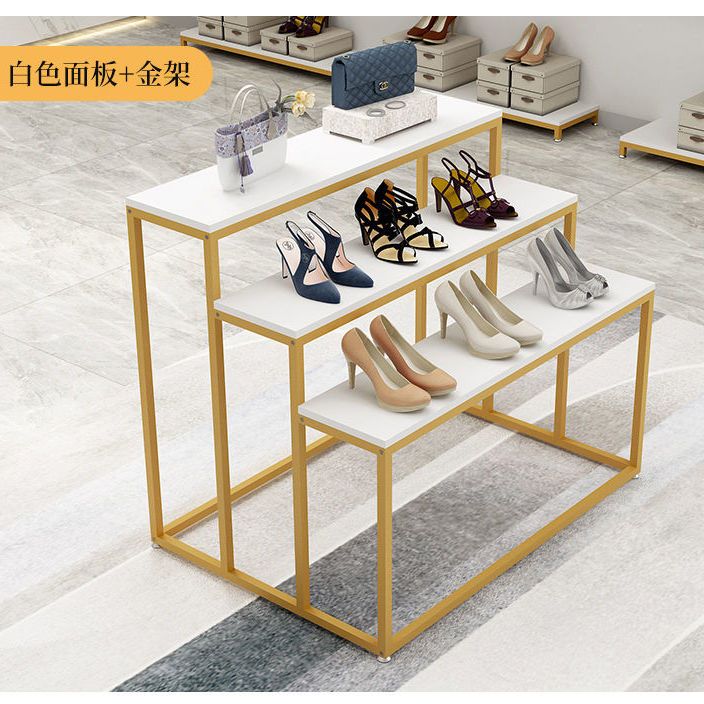 鞋店鞋架展示架专用阶梯形服装店鞋架子店铺用高低货架童鞋店商场