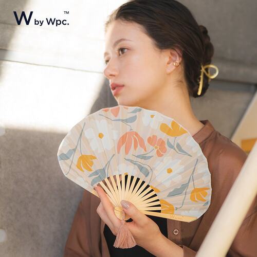 W by Wpc.日式折扇扇子夏天耐用男生女生竹扇折叠扇便携舞蹈扇