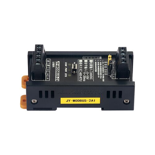modbus模拟量RS485采集模块电压0-10V或电流4-20MA输入输出开关量