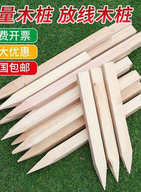 测量放线木桩工地测绘程