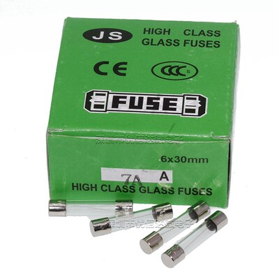 5x20MM玻璃保险丝管250V绿色 6x30mm0.5A 1A 2A 3A 4A 5A 8A-30A