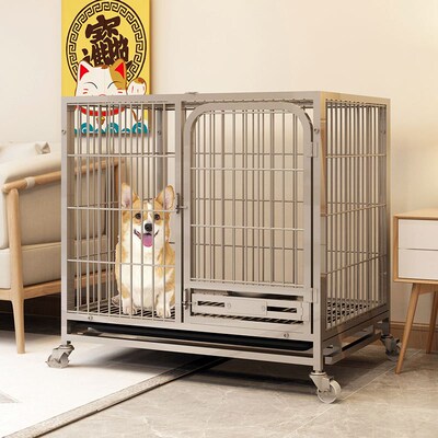 狗笼子中型小型大型犬宠物狗狗泰迪柯基家用室内围栏式带厕所分离