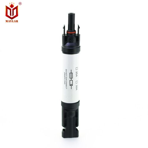 太阳能光伏板专用 20A熔断器保险丝连接器 兼容标准MC4