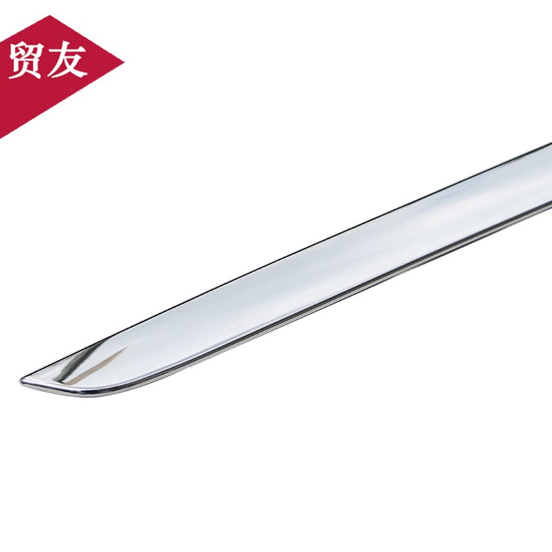 适用于宝马X5后杠饰条外观后备箱尾门改装饰亮条X5后护板饰条贴