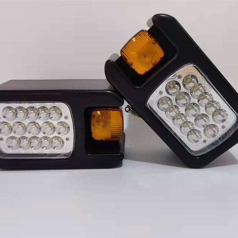 装载机铲车配件适用厦工龙工850 853 855 LED前照明大灯组合大灯