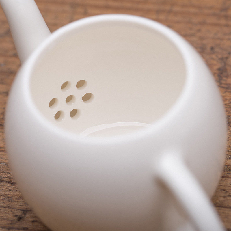 纯白骨瓷功夫茶壶陶瓷小茶壶玉瓷紫砂壶凤凰茶功夫茶具景德镇高温