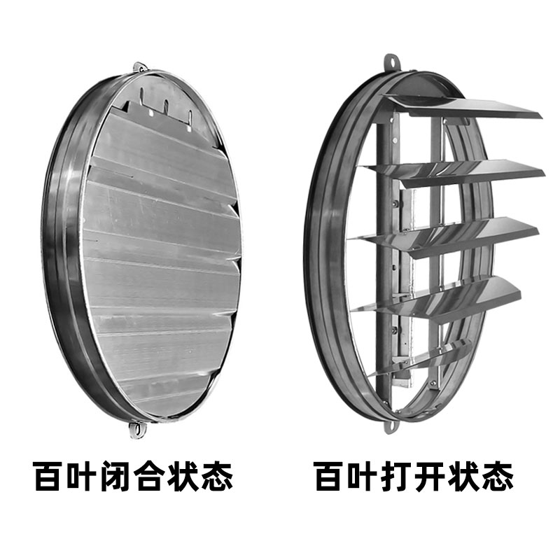 不锈钢排气扇厨房排风扇强力油烟抽风机家用窗式静音百叶窗换气扇