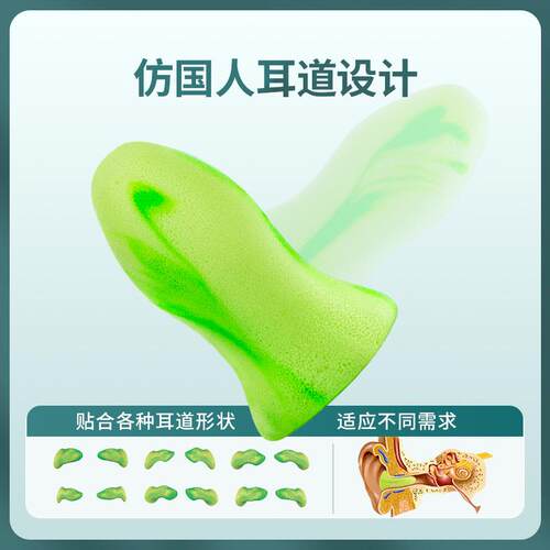 epc遮光3D立体眼罩耳塞套装睡眠睡觉专用防噪音男女隔音防吵耳塞