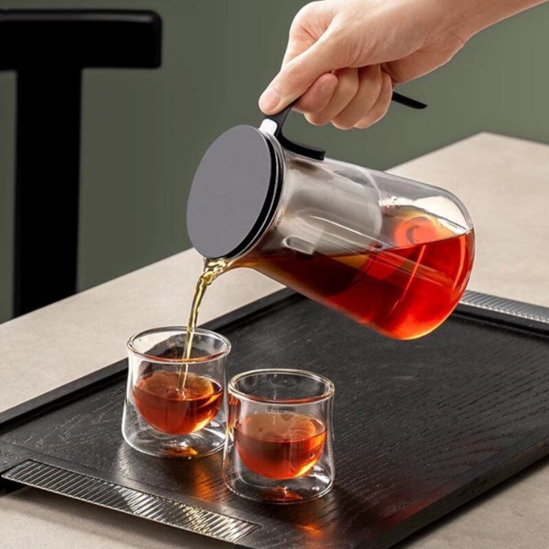 玻璃飘逸杯新款分离式泡茶壶懒人冲茶神器过滤高档办公喝茶杯套装