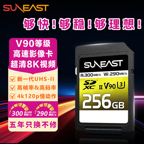内存卡sd卡256G相机存储卡V90