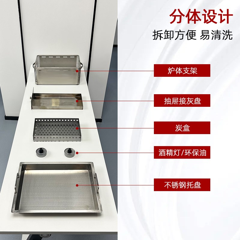 碳锅羊肉专用锅商用加厚不锈钢烤鱼炉碳锅鸡专用炉碳锅烤鱼专用锅