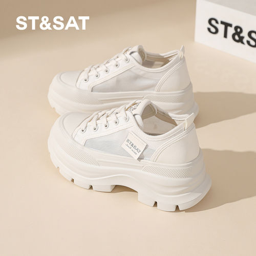 星期六小白鞋女7CM厚底202