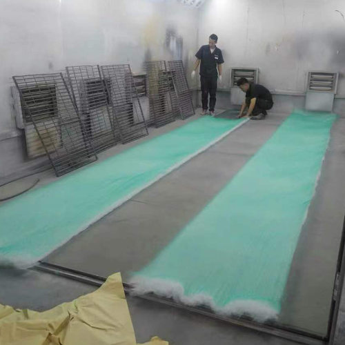现货供应烤漆房过滤棉 直销汽车烤漆房漆雾过滤棉 地棉