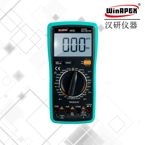 890D数字万用表电工仪器仪表万用表手持式真有效值平均值测量批发