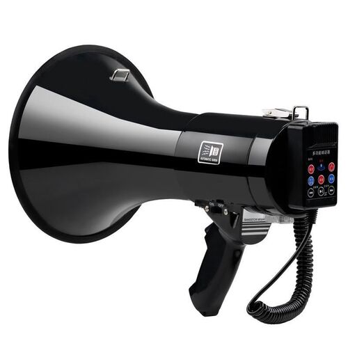 双河大功率100W手持录音喊话器消防喇叭插卡USB高音扩音器大音量