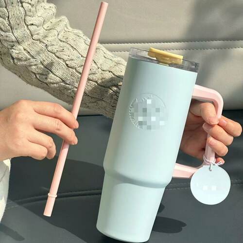 星星不锈钢车载大容量吸管杯
