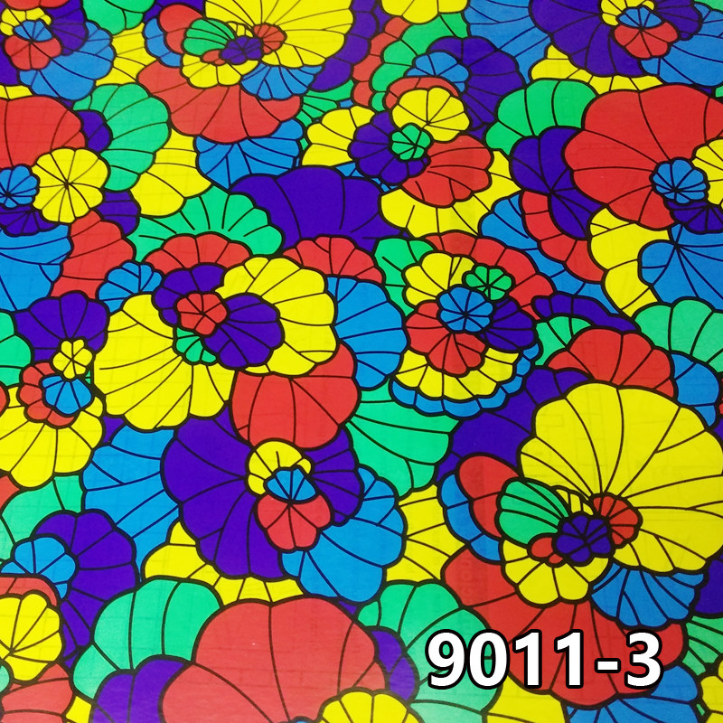 玻璃贴纸玻璃贴膜窗户贴纸带背胶 迷彩9011五彩迷彩窗Y米复5古花
