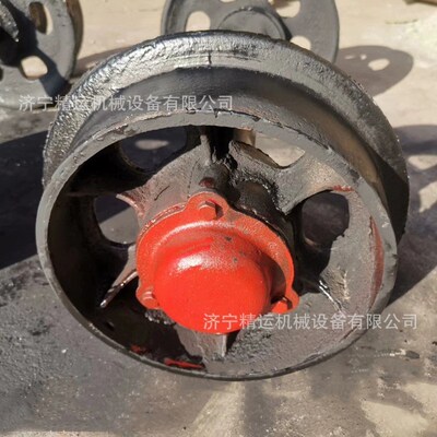 矿车轮铸钢300*600载s重1吨平板车轮对固定式载重矿车单双边轨道
