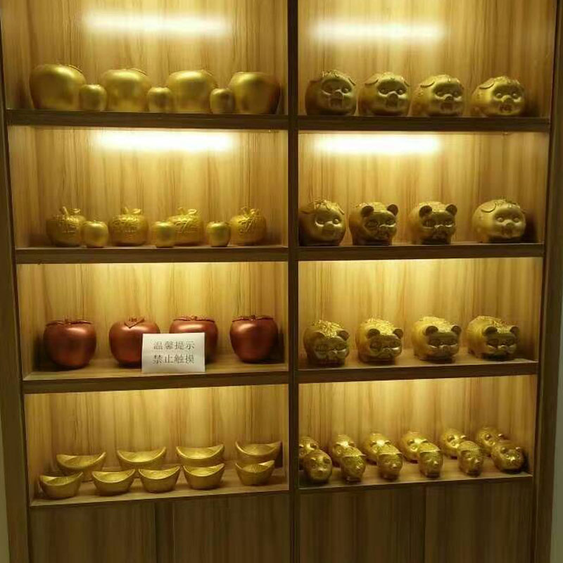 金元宝20cm石膏砸金猪年会抽奖道具4S店开业庆典创意店庆砸金葫芦