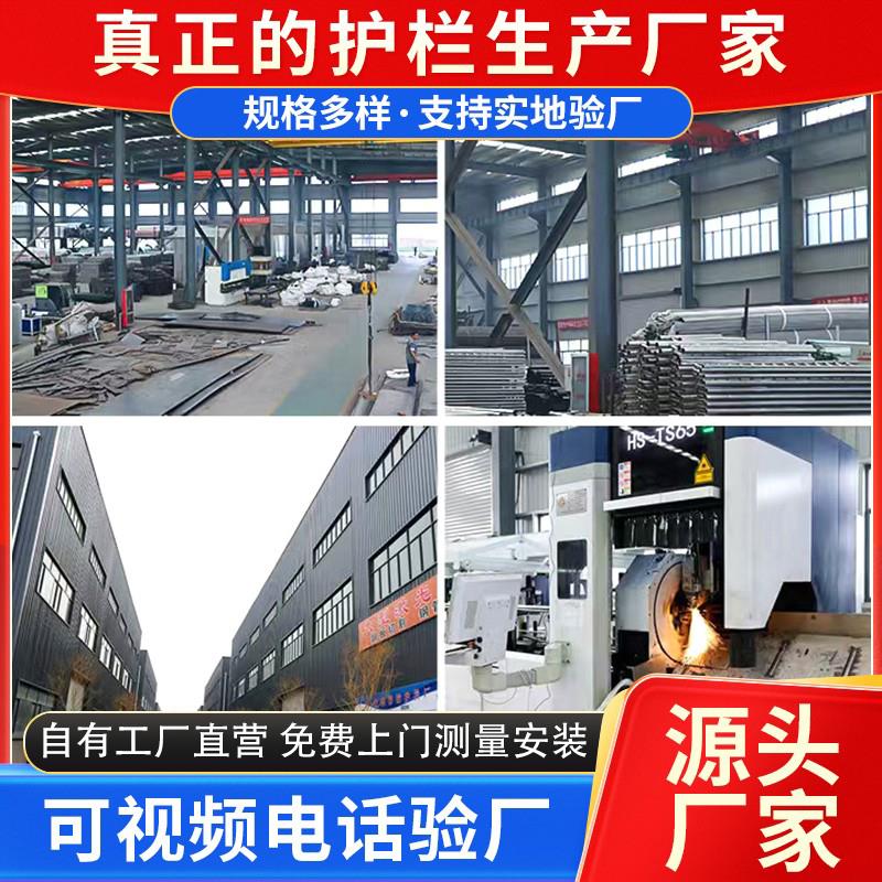 景观桥梁防撞护栏不锈钢钢丝绳河道扶手栏杆立柱支架厂家碳素钢