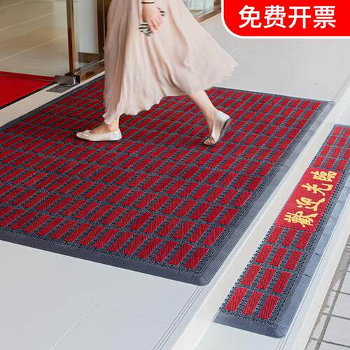公司室外门口地垫进门防滑入户门门垫子除尘地毯防水脚垫商用拼接
