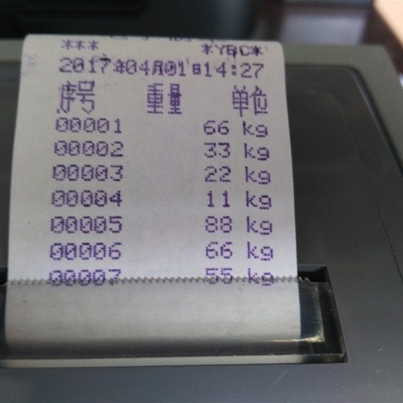 XK3901-09MP无线电子吊秤吊称重显示器沃众吊磅磅单打印机秤盘子