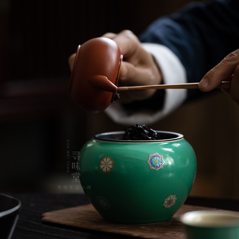 雅致皮球花建水简约小号陶瓷茶洗水盂带盖茶渣桶干泡茶具茶水缸