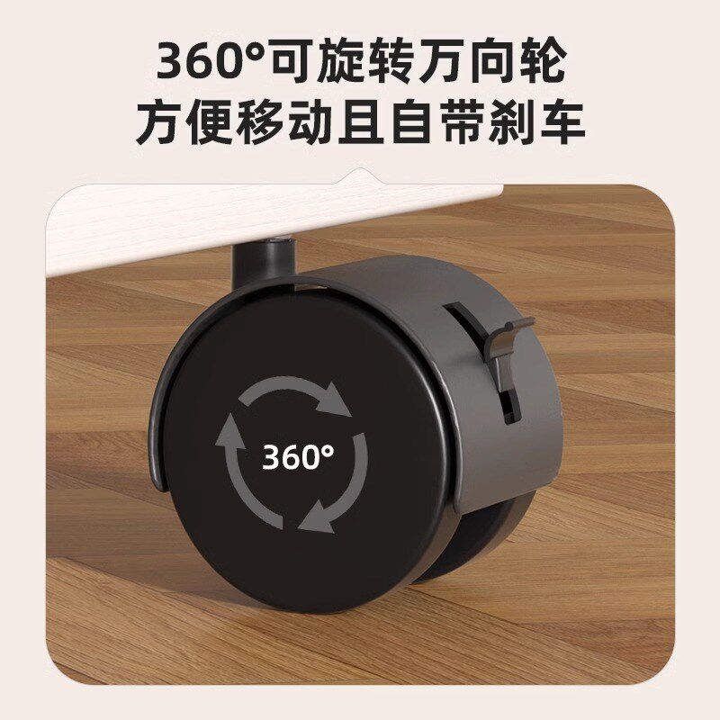 打印机置物架 办工桌下移动架子 家用桌下放置柜文件收纳架可移动