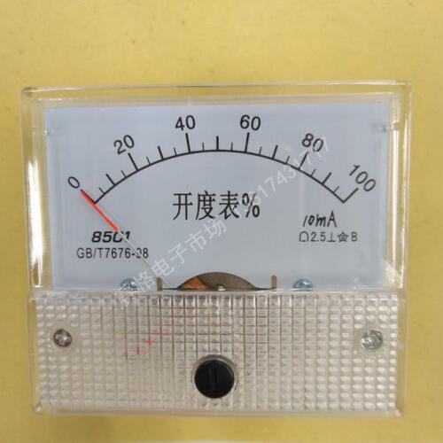 % 10电流V转速表度C度(%  0MA 开-10表表1020  85)    电压表开