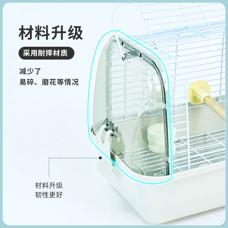 刺星球水晶外带笼鹦鹉笼鸟笼仓鼠刺猬蜜袋鼯兔子手提观赏玄凤