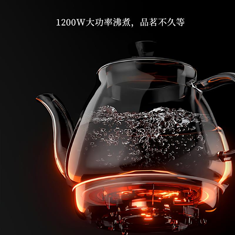 德源全自动底部上水电热水壶智能玻璃烧水泡茶壶家用茶具煮茶保温