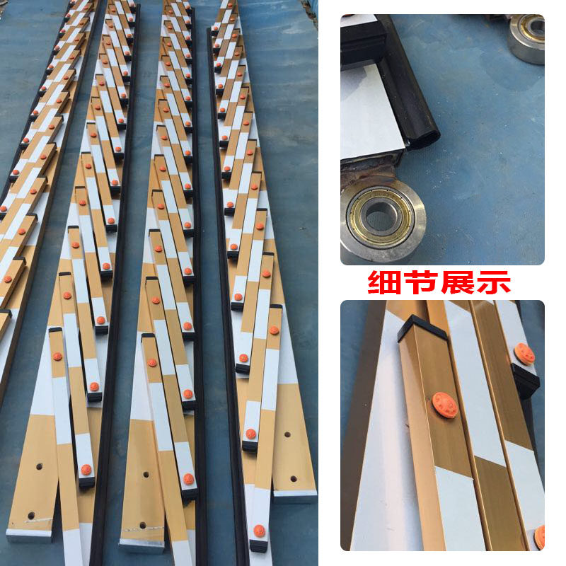捷顺道闸杆栅栏杆停车场小区门卫升降杆拦车铝合金杆子
