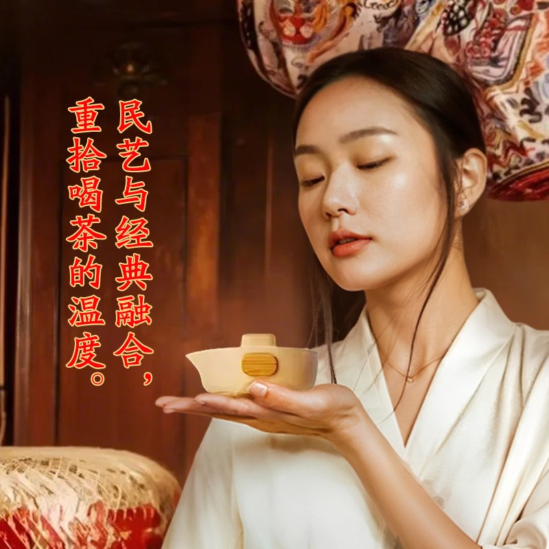 泊喜小巨蛋T6油纸灯旅行茶具套装2025新款便携户外家用办公泡茶壶