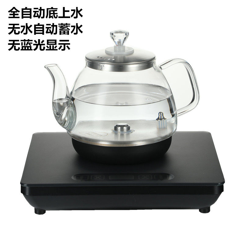 全自动底部上水电热水壶桌面茶台一体机家用泡茶专用玻璃烧水茶炉