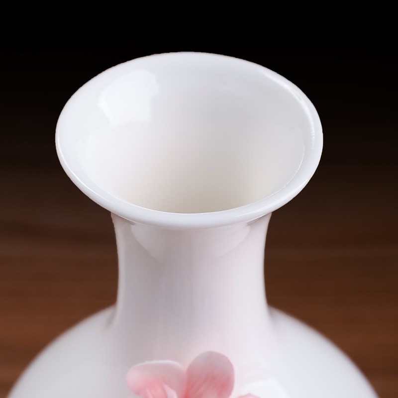 东方泥土《玉壶春瓶》新中式手工兰花陶瓷花瓶插花干花客厅装饰品