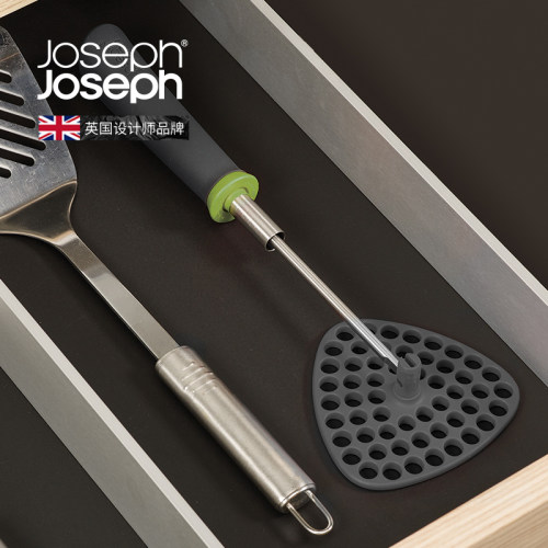 JosephJoseph可折叠土豆泥压泥器 婴儿宝宝辅食物省力捣碎器10161