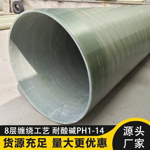 玻璃钢夹砂管道市政工程管道排水排污管化工防腐管道雨水收集管道