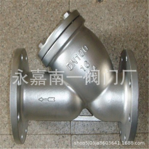 GL41W-16PDN150管式过滤器不锈钢法兰Y型过滤器