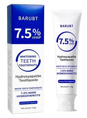 跨境toothpaste7.5%羟基磷灰石牙膏牙釉质保护剂清新口气洁白牙齿