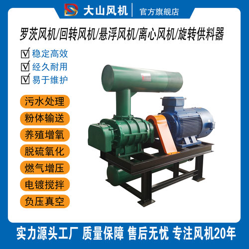 SR罗茨风机直连密集水冷高压真空泵污水处理反洗风机高位塘增氧机