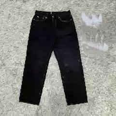 Black Pants with Embroidered Back Pocket [Personalized Customization]